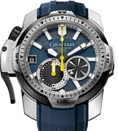 Graham Prodive CHRONOFIGHTER. PRODIVE PROFESSIONAL 45MM IMPECÁVEL